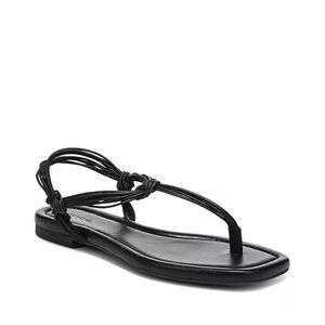 Vince Black Knotted Sandals